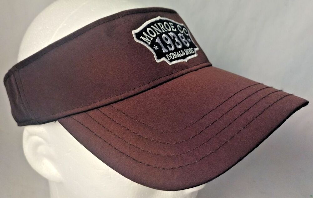 Monroe Country Club 1936 Donald Ross Adjustable Strapback Golf Visor Hat/Cap